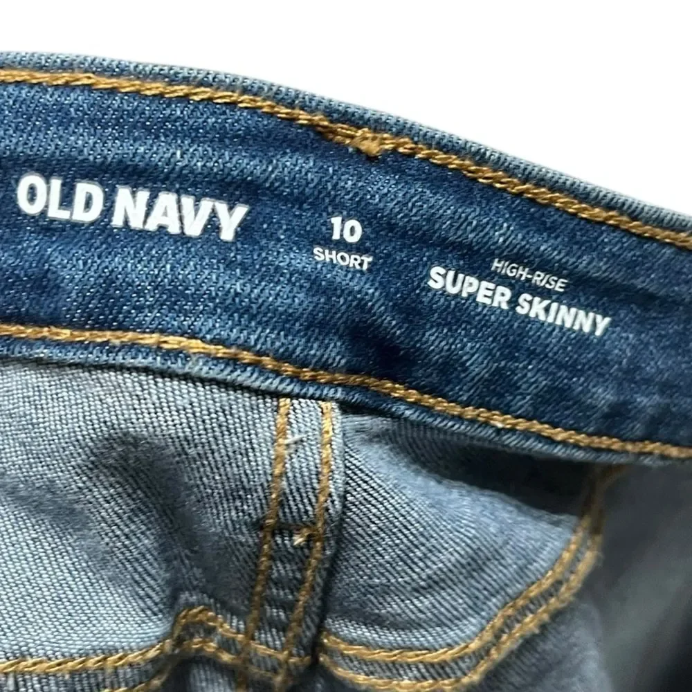 Old‎ Navy Women’s High Rise Super Skinny Denim Jeans, Size 10S